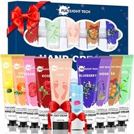 10 Packs Handcreme Geschenkset mit Lippenbalsam Fußcreme Schrundensalben,Geburtstagsgeschenk Weihnachtsgeschenke für Frauen Männer Mama Weihnachten Geschenke Valentinstag Geschenk für Sie Freundin Oma - 1