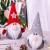 2 Stück Weihnachts-Zwerge, Dekoration, handgefertigt, skandinavischer Zwerg Tomte, Plüschpuppe, Heimdekoration, Tischdekoration, Weihnachtsmann-Figuren, Weihnachtspuppe - 1