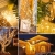 [220 LED] Lichterkette, 25M 8 Modi lichterkette außen strom lichterketten wasserdicht außen/innen Kupfer Lichterketten mit Remote-Timer zum Schlafzimmer, balkon möbel, Party, Weihnachten (Warmweiß) - 2