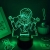 3D-Illusionslicht Led-Nachtlicht Toko Fukawa Anime Danganronpa Figur Spaß Geschenk Für Freund Spiel Schlafzimmer Nachttisch Lampe Dekor Kindergeburtstag Weihnachtsgeschenke - 2