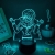 3D-Illusionslicht Led-Nachtlicht Toko Fukawa Anime Danganronpa Figur Spaß Geschenk Für Freund Spiel Schlafzimmer Nachttisch Lampe Dekor Kindergeburtstag Weihnachtsgeschenke - 3