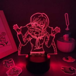 3D-Illusionslicht Led-Nachtlicht Toko Fukawa Anime Danganronpa Figur Spaß Geschenk Für Freund Spiel Schlafzimmer Nachttisch Lampe Dekor Kindergeburtstag Weihnachtsgeschenke - 1