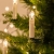 50er LED Weihnachtsbaum Lichterkette Kerzenlichterkette Creme Innen - 2