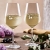 AMAVEL Weißweingläser, 2er Set Weingläser mit Gravur für Oma und Opa, Motiv 3, gravierte Weingläser aus Klarglas - 4