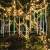 BlueFire Aufgerüstet Meteorschauer Regen Lichter, 50cm 10 Spirale Spirale Tubes 540 LEDs Wasserdichte Schneefall Lichterkette für Draussen/Innenraum/Garten/Hochzeit/Party/Weihnachten Dekoration (Bunt) - 1