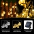 BrizLabs Solar Lichterkette Aussen 60 LED Warmweiß Kristall Kugeln Lichterkette 13.8M 8 Modi Wasserdicht Solarbetriebene Weihnachtsbeleuchtung Innen für Garten Terrasse Bäume Hof Haus Partys - 2