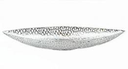 Casablanca - Schale/Dekoschale - Purley - Metall - antik-Silber - 60 x 16 x 7 cm - 1