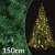 Casaria Weihnachtsbaum 150 bis 180 cm Ständer LED Lichterkette künstlicher Tannenbaum Weihnachten Baum PVC Grün 150 cm - 4