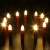 CCLIFE TÜV GS LED Weihnachtskerzen Kabellos RGB Kerzen Bunt Weihnachtsbaumkerzen Christbaumkerzen mit Fernbedienung Timer Kerzenlichter, Farbe:Rot, Größe:20er - 4