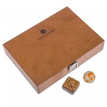 ChocoClassic - 20 Luxus Pralinen | in einem Holzkästchen | Geschenke für erwachsene | besondere Schokolade | keine Konservierungsstoffe | aus erlesenen Zutaten | Geschenkidee Frau Mann - 3