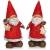 com-four® 2X Deko-Weihnachtsmann stehend - Weihnachtsmannfigur aus Kunststoff - dekorativer Santa zum hinstellen [Auswahl variiert] - 1