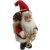 com-four® 2X Weihnachtsmannfigur zum Aufhängen aus Kunststoff, mit Jutesack, Filzmantel und Glöckchen an der Mütze - 3