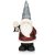 com-four® Weihnachtsmannfigur aus Keramik - dekorativer Santa zum Hinstellen mit Glocke - Dekofigur zu Weihnachten - 24 cm (Weihnachtsmann mit Glocke) - 1