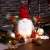 com-four® Weihnachtsmannfigur Größe XL, winterliche Santa Claus-Figur mit Tannenzapfenkörper, weihnachtliche Dekoration, hinreißende Tischdeko zur Adventszeit (Santa XL rot grün) - 2