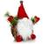 com-four® Weihnachtsmannfigur Größe XL, winterliche Santa Claus-Figur mit Tannenzapfenkörper, weihnachtliche Dekoration, hinreißende Tischdeko zur Adventszeit (Santa XL rot grün) - 1