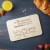 Crazy Kitchen Casa Vivente Frühstücksbrettchen mit Gravur – Gute Gründe – Personalisiert mit Namen – Brettchen aus Ahornholz – Brotbrett aus hellem Holz – Geschenkideen für Oma – Geburtstagsgeschenk - 2