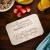 Crazy Kitchen Casa Vivente Frühstücksbrettchen mit Gravur – Gute Gründe – Personalisiert mit Namen – Brettchen aus Ahornholz – Brotbrett aus hellem Holz – Geschenkideen für Oma – Geburtstagsgeschenk - 3