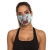 DKISEE Fashion Unisex Staubmaske mit Filterelement, verstellbare Gesichtsmaske mit Ohrschlaufen, Outdoor-Schutzmaske (süßer Weihnachtsmann-Figur, lächelnd und Spruch hoch) - 4