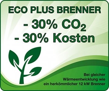Enders® Terrassenheizer Gas Elegance, Gas-Heizstrahler 9376, Heizpilz mit stufenloser Regulierung, Eco Plus Brenner, Transporträder, Umkippsicherung - 5