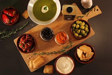 Feinkost-Präsentkorb Veggie-Box Spanien | Ideale Geschenkidee für Freunde der vegetarischen Küche & Vegetarier | Exquisite Auswahl an Tapas-Klassikern geschenkfertig in Geschenk-Box - 5