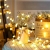 Globe Lichterkette für Innen und Außen, LED Kugel Lichterkette 8 Leuchtmodi, ideale Partylichterkette IP65 Wasserdicht mit IR Fernbedienung für Weihnachtsdeko, Hochzeit, Party , Garten - 3
