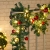 HI Tannengirlande aussen 5m - Grüne Girlande mit Lichterkette (80x LED), 5 Meter Girlande mit Licht und Kugeln als Weihnachtsdeko aussen - 2