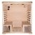 Home Deluxe – Infrarotkabine Bali XL – Keramikstrahler, Holz: Hemlocktanne, Maße: 175 x 120 x 190 cm | Infrarotsauna für 4 Personen, Sauna, Infrarot, Kabine - 3