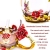 HUISHENG Emaille Teetasse,Schmetterling Blume Becher,Glas Tassen mit Löffel,Personalisierte Geschenke für Frauen Mama Oma Mädchen Mutter Freundin,Weihnachtsgeschenke Muttertag Geburtstag (Rot) - 2