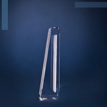 Isonio Glasfoto - Ihr Foto in hochwertiges Glas gelasert, mit hellem LED Leuchtsockel aus schwarzem Alu (Glasfoto mit Leuchtsockel, Gr. M Hoch 80 x 105 x 30 mm) - 4