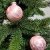 Jack 12x Glas Eislack Christbaumkugeln 6cm Thüringer Weihnachtskugeln Kugeln, Farbe:Rosa - 4