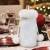 Joycart Joycart 4PCS / LOT Weihnachtschampagnerflasche setzt neue Weihnachtstischdekoration aus roten Weinflasche Taschen gestopft Weissweinflasche Taschen (Color : White, Size : 9x9x32cm) - 1