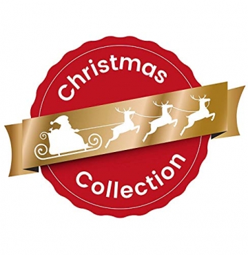 KREBS & SOHN 12er Set Weihnachtskugeln aus Glas - Christbaumschmuck Christbaumkugeln Weihnachtsdeko - Weiß, Lila, Silber, (8,0 cm), 1007222 - 5