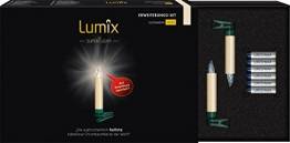 KRINNER Lumix LUMIX Elfenbein Superlight Mini kabellose Power LED Christbaumkerzen 6er Erweiterungs-Set (In-& Outdoor IP44), ABS Kunststoff, 1.5 x 1.5 x 9 cm - 1