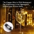 Kupferdraht Lichterkette, VegaHome 20M 200 LEDs Kupfer Firefly Lichter 8 Modi Wasserdicht Sternen Lichterketten mit Schalter für Außen Hochzeit Party Garten Weihnachten, Warmweiß [Energieklasse A++] - 4