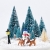 KUUQA 31 PCS Mini Weihnachtsbaum Modell Schnee Frost Bäume Flasche Pinsel Bäume Kunststoff Winter Schnee Ornamente Tabletop Modell Bäume für Weihnachten Party DIY Wohnkultur Tischdekoration - 4