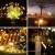 Lichterkette, Queta LED Feuerwerk Lichtkette wasserdicht Weihnachtslichterkette mit Batteriebetrieben Fernbedienung (120 Lampenperlen, Ohne Batterien) - 4