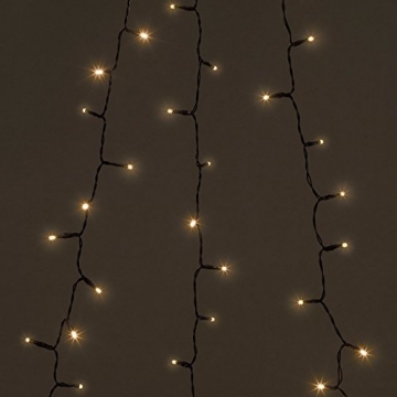 Lunartec Christbaum LED Überwurf: Weihnachtsbaum-Überwurf-Lichterkette mit 6 Girlanden & 180 LEDs, IP44 (Lichternetz für Tannenbaum innen) - 5