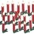 Lunartec LED Christbaumkerzen: 30er-Set LED-Weihnachtsbaum-Kerzen mit IR-Fernbedienung, rot (Christbaumkerzen kabellos) - 1