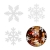 Lynlon 108 Fensterdeko Schneeflocken Schneeflocken Fensterbilder Abnehmbare Fensterdeko Statisch Haftende PVC Aufkleber für Weihnachts-Fenster Dekoration, Türen,Schaufenster, Vitrinen, Glasfronten - 3
