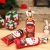 #N/V Weihnachtliches Rotweinflaschenhalter-Abdeckung, Tasche, Elfe, Champagner, Rotweinflaschen, Dekoration, Weihnachtstischdekoration - 3