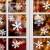 NOCHME Schneeflocken Fensterdeko Weihnachten, 108 PCS Statische Fensteraufkleber für Fenster, Fensterbild, Weihnachtsfensterbilder, Weihnachtsdeko, Fensterbilder, Fensterfolie PVC-Aufkleber (Weiß) - 1