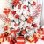 O-Kinee Weihnachtskugeln Rot, 24 Stücke Christbaumkugeln Kunststoff, Kugeln Weihnachtsdeko, Weihnachtsbaumschmuck Set, Weihnachtsbaum Deko & Christbaumschmuck, 4CM - 3