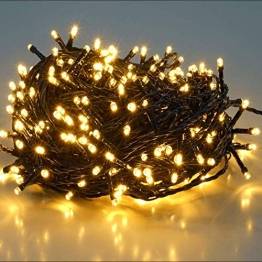 SALCAR 23m 360er LED Lichterkette Niedervolt wasserdichte dekorative Leuchten LED String Licht Wünderschöne Deko für Weihnachten, Hochzeit, Zuhause, Garten, Balkon, Terrasse - Warmweiß - 1