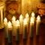 Samoleus 10 Stück Weihnachtskerzen Lichterkette, Weihnachts Kerzen Kabellos mit Fernbedienung, Wasserdichte Christbaumkerzen LED Kerzenlichter Kabellos für Weihnachtsbaum Hochzeit (Warmweiß - 10er) - 1