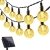 Solar Lichterkette Außen, 7.5M 50 LEDs Kristall Kugeln, Wasserdicht mit 8 Leuchtmodis Lichterkette für Balkon, Gartendeko, Bäume, Terrasse, Hochzeiten, Weihnachtsbeleuchtung (Warmweiß) - 1
