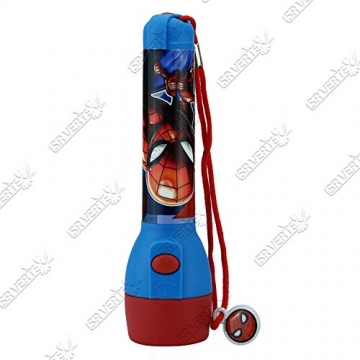SRV Hub® LED-Taschenlampe für Kinder, für Charaktere, Liebhaber, helles Nachtspielzeug, Weihnachtsgeschenk und bunte Taschenlampen für Kinder, Spiderman - 2