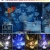 Sternenhimmel Projektor Lampe mit Fernbedienung SYOSIN Kinder LED Musik Nachtlicht mit 8 Projektionsfilmen 360 ° Drehbar für Geburtstage, Halloween, Weihnachtsgeschenke, Kinderzimmer Dekoration - 3