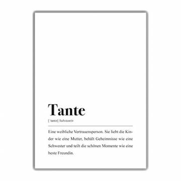 Tante Definition: DIN A4 Poster - 1