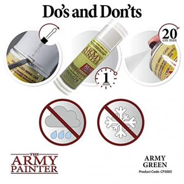 The Army Painter | Colour Primer - Army Green | 400ml | Acryl-Spray | Grundierung | für Modellmalerei - 5