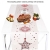 Tischläufer, Bestickte Weihnachtstischwäsche Tischdecke Weihnachtstischläufer Lange Tischdecke für Familienabendessen, Weihnachtsfeiern, Partys drinnen oder draußen(Fünfzackige Stern-Schneeflocke) - 2
